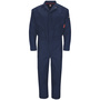 Bulwark® 46 Tall Navy Blue Westex G2™ fabrics by Milliken® Ripstop Twill/Cotton/Polyester Flame Resistant Coveralls With Zipper Front Closure