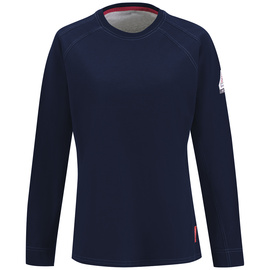 Bulwark® Women's Large Dark Blue Westex G2™ Flame Resistant Shirt