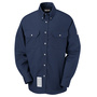 Bulwark® 4X Regular Navy Blue Westex Ultrasoft®/Cotton/Nylon Flame Resistant Dress Shirt With Button Front Closure