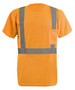 RADNOR™ 2X Hi-Viz Orange Wicking Birdseye Polyester Lightweight T-Shirt With 2