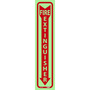 NMC™ 18" X 4" Phosphorescent .0045" Polyester Fire Extinguisher Sign "FIRE EXTINGUISHER"