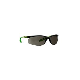 3M™ Solus™ CCS Series Black And Bright Green Safety Glasses With Gray Scotchgard™ Anti-Fog/Anti-Scratch Lens