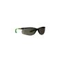 3M™ Solus™ CCS Series Black And Bright Green Safety Glasses With Gray Scotchgard™ Anti-Fog/Anti-Scratch Lens