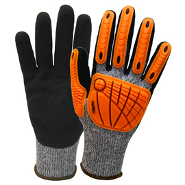Wells Lamont Medium FlexTech™ 13 Gauge Stainless Steel And Fiber Cut Resistant Gloves With Sandy Nitrile Coated Palm And Fingertips