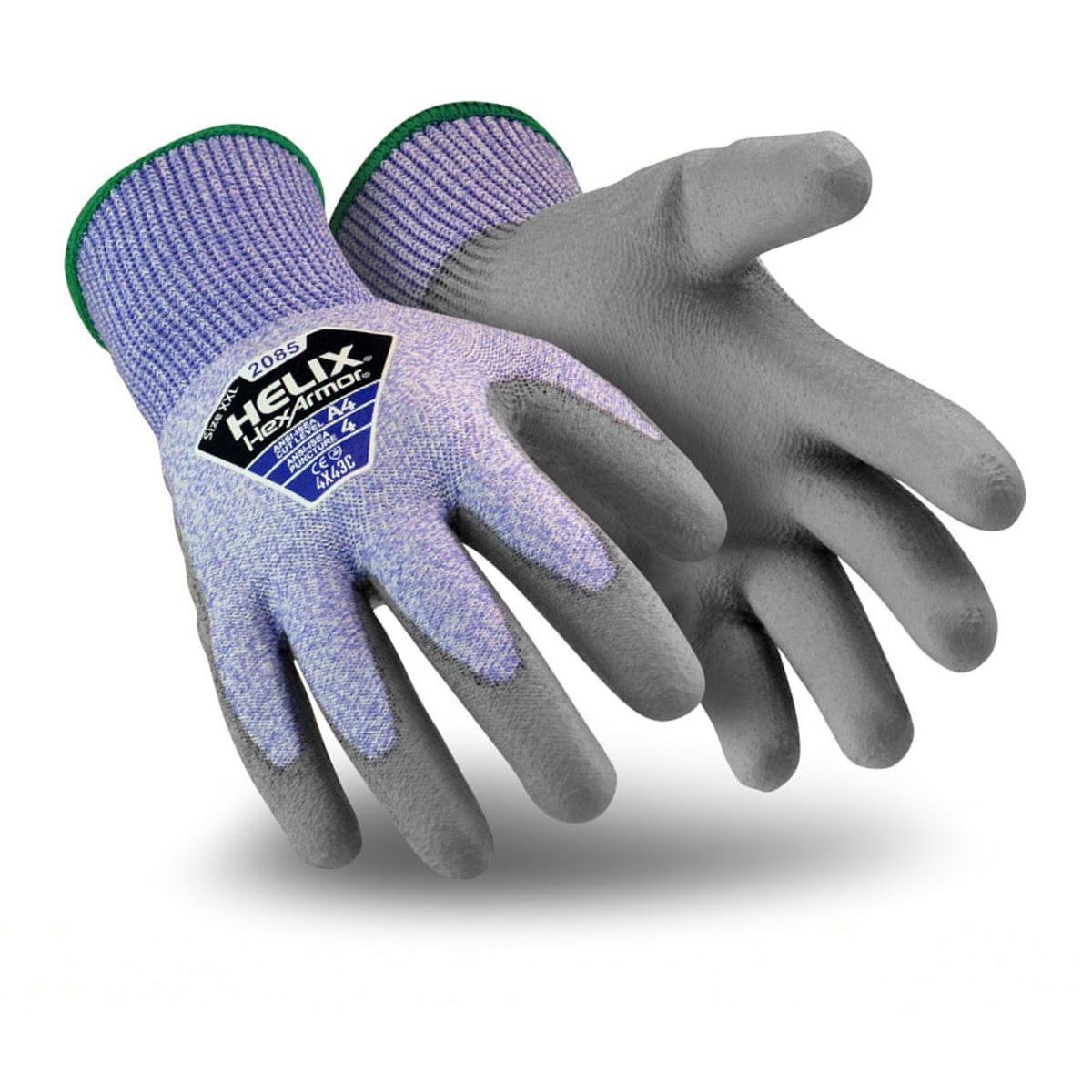 HexArmor Cut-Resistant Gloves,XL/10,PR 2085-XL