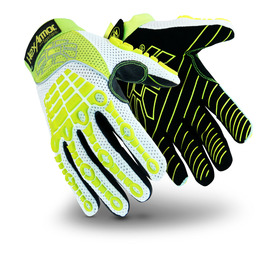 HexArmor® Medium Chrome Series SuperFabric, TPR And Synthetic Leather Cut Resistant Gloves