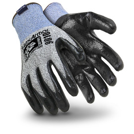 HexArmor® Large 9000 Series 13 Gauge SuperFabric, High Performance Polyethylene Blend And Nitrile Cut Resistant Gloves With Nitrile Coated Palm And Fingertips