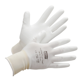 Honeywell Medium NorthFlex Light Task™ NF15 15 Gauge Polyurethane Palm And Fingertips Coated Work Gloves With Nylon Liner And Knit Wrist Cuff