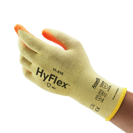 Ansell Size 9 HyFlex® Kevlar®, Spandex And Stainless Steel Cut Resistant Gloves With Nitrile Coated Palm