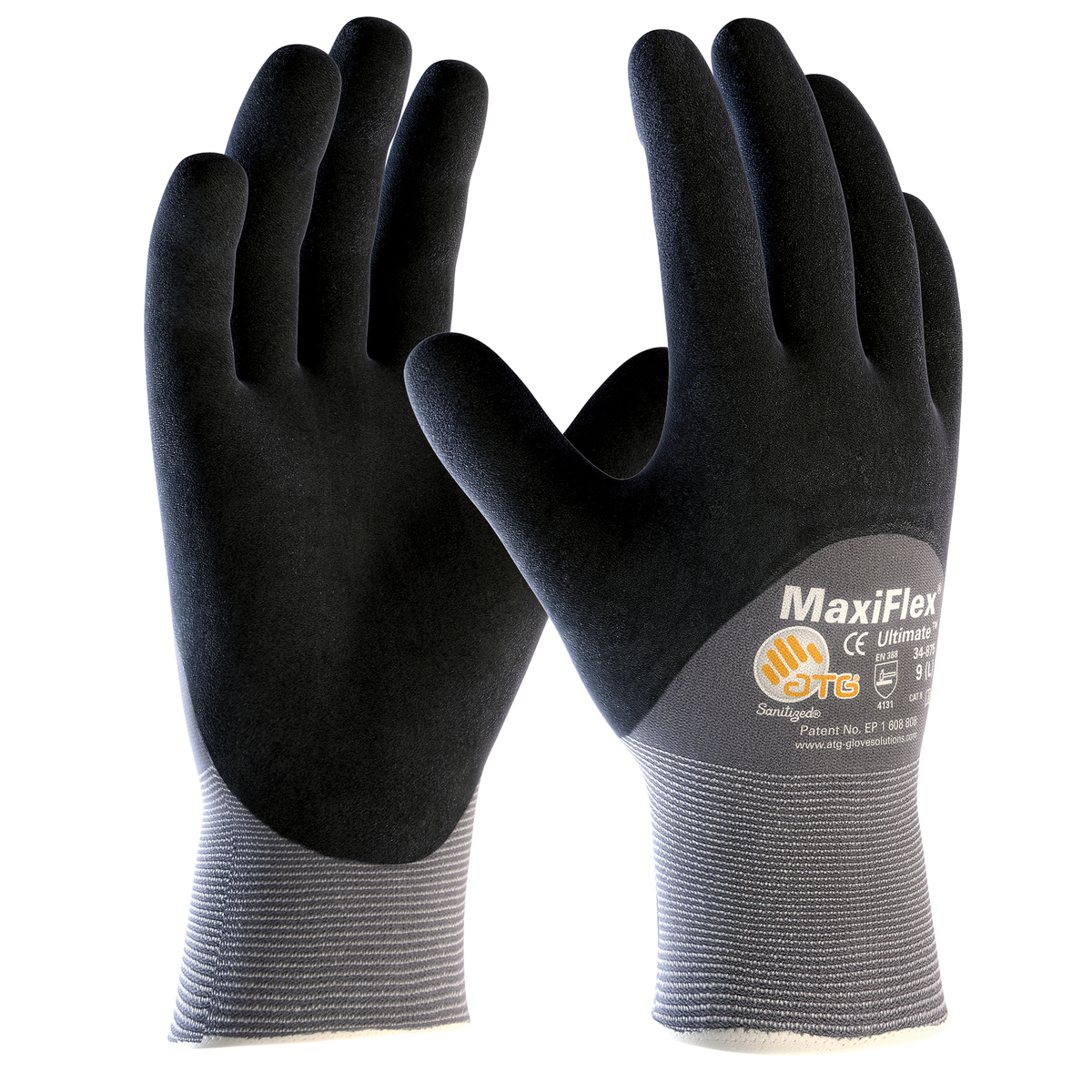 DELTA PLUS KNITTED GLOVES FOAM NITRILE COATING PROTECTIVE WORK SAFETY MECHANIC 