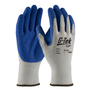 Protective Industrial Products Large G-Tek® 10 Gauge Blue Latex Palm And Finger Coated Work Gloves With Gray Polyester Liner And Knit Wrist