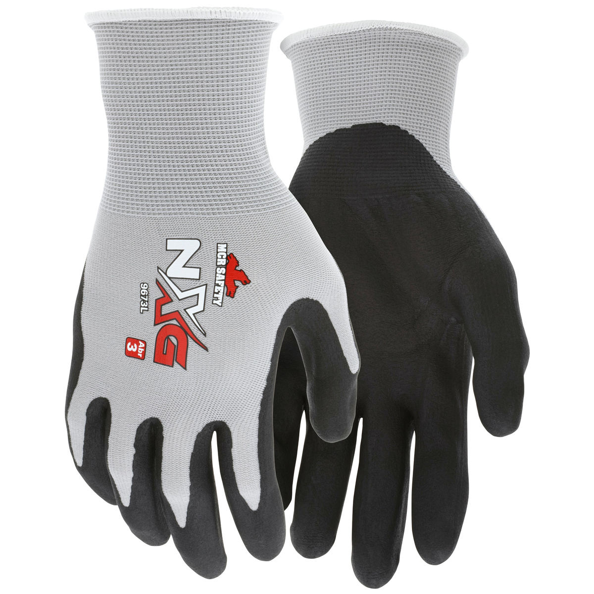 Airgas - MEG9674M - Memphis Glove Medium UltraTech® 15 Gauge Foam Nitrile  Palm And Fingertips Coated Work Gloves With Nylon Liner And Knit Wrist