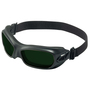 Kimberly-Clark Professional* KleenGuard™ Wildcat* Sliding Side Vent Welding Goggles With Black Flexible Wraparound Frame And IRUV Shade 5 Anti-Fog Lens