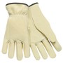MCR Safety Large Natural Cowhide Unlined Drivers Gloves