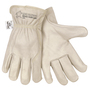 MCR Safety Medium White Cowhide Unlined Drivers Gloves