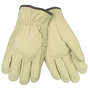 MCR Safety Large Natural Pigskin Unlined Drivers Gloves