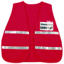 MCR Safety® Red Incident Command Vests Cotton/Polyester Vest