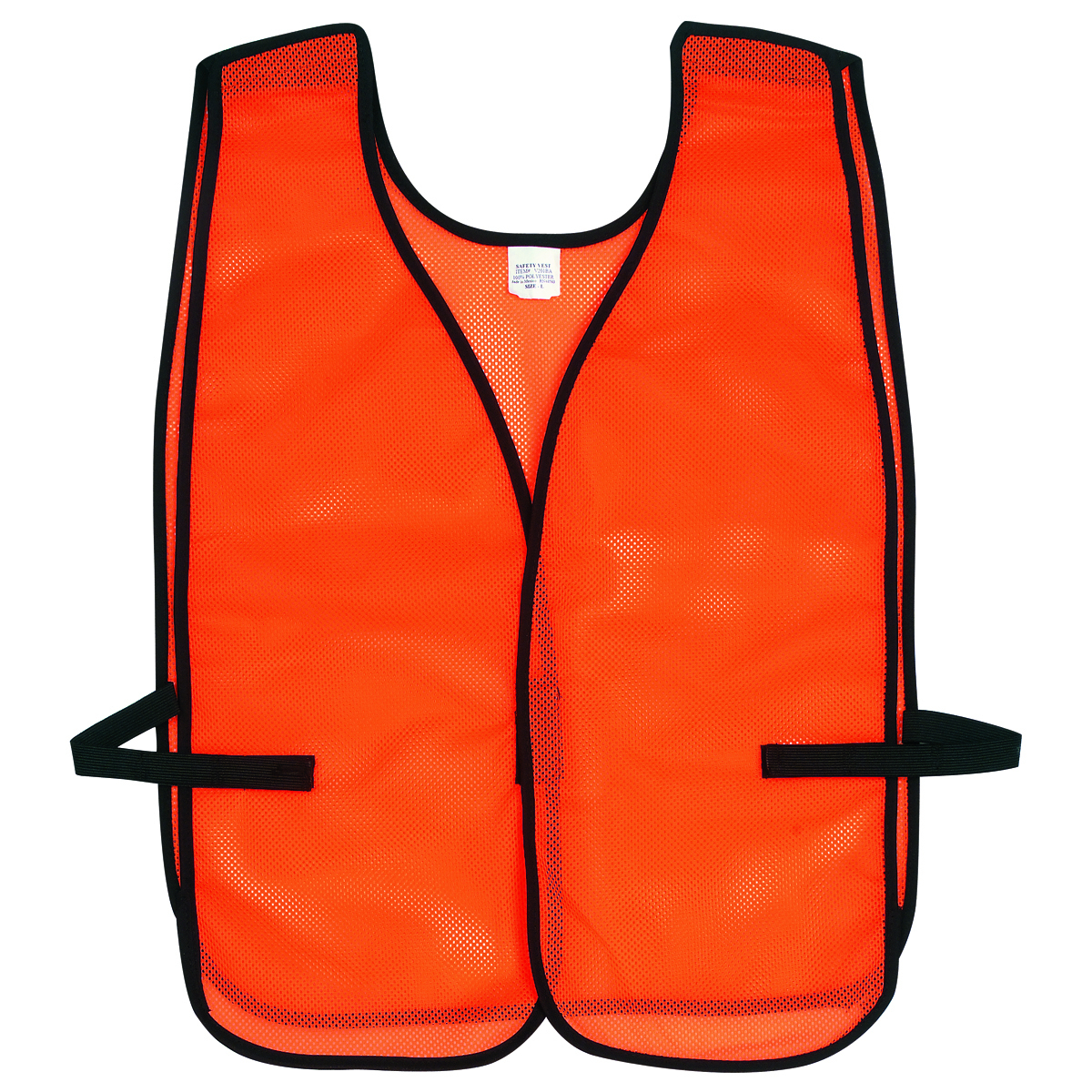 MCR Safety  Polyester  Safety Vest  Orange  One Size Fits All  1 pk 