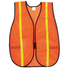 MCR Safety® Hi-Viz Orange V211R Polyester Mesh Vest