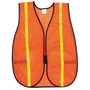 MCR Safety® Hi-Viz Orange V211R Polyester Mesh Vest