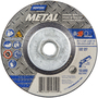 Norton® 4 1/2" X 1/4" X 5/8" - 11" Metal A AO Extra Coarse Grit Aluminum Oxide Type 27 Grinding Wheel