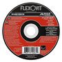 Flexovit® 4" X 1/8" X 5/8" HIGH PERFORMANCE™ 30 Grit Aluminum Oxide Grain Reinforced Type 27 Depressed Center Combination Wheel