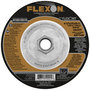 Flexovit® 4 1/2" X 1/8" X 5/8" - 11 FLEXON® 30 Grit Zirconia Alumina Grain Reinforced Type 27 Spin-On Depressed Center Combination Wheel