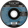 Flexovit® 5" X 1/8" X 7/8" HIGH PERFORMANCE™ 24 - 30 Grit Aluminum Oxide Grain Reinforced Type 27 Depressed Center Combination Wheel