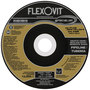 Flexovit® 5" X 1/8" X 7/8" SPECIALIST® PIPELINE 30 Grit Aluminum Oxide Grain Reinforced Type 27 Depressed Center Combination Wheel