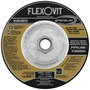Flexovit® 5" X 1/8" X 5/8" - 11 SPECIALIST® PIPELINE 30 Grit Aluminum Oxide Grain Reinforced Type 27 Spin-On Depressed Center Combination Wheel