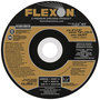 Flexovit® 6" X 1/8" X 7/8" FLEXON® 30 Grit Zirconia Alumina Grain Reinforced Type 27 Depressed Center Combination Wheel