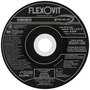 Flexovit® 6" X 1/4" X 7/8" SPECIALIST® STAINLESS STEEL 24 Grit Aluminum Oxide Grain Reinforced Type 27 Depressed Center Grinding Wheel