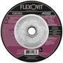 Flexovit® 7" X 1/8" X 5/8" - 11 HIGH PERFORMANCE™ 30 Grit Aluminum Oxide Grain Reinforced Type 27 Spin-On Depressed Center Cut Off Wheel