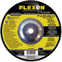 Flexovit® 7" X 1/8" X 5/8" - 11 FLEXON® 30 Grit Zirconia Alumina Grain Reinforced Type 27 Spin-On Depressed Center Combination Wheel