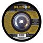 Flexovit® 7" X 1/4" X 5/8" - 11 FLEXON® 24 Grit Zirconia Alumina Grain Reinforced Type 27 Spin-On Depressed Center Grinding Wheel