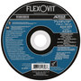 Flexovit® 7" X 1/4" X 7/8" HIGH PERFORMANCE™ 24 - 30 Grit Aluminum Oxide Grain Reinforced Type 27 Depressed Center Grinding Wheel
