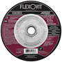 Flexovit® 7" X 1/4" X 5/8" - 11 HIGH PERFORMANCE™ 30 Grit Aluminum Oxide Grain Reinforced Type 28 Spin-On Depressed Center Grinding Wheel