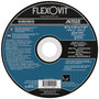Flexovit® 9" X 1/8" X 7/8" HIGH PERFORMANCE™ 24 - 30 Grit Aluminum Oxide Grain Reinforced Type 27 Depressed Center Combination Wheel