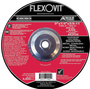 FlexOVit® 9" X 1/4" X 5/8" - 11 HIGH PERFORMANCE™ 30 Grit Aluminum Oxide Grain Type 27 Spin-On Depressed Center Grinding Wheel