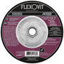 Flexovit® 9" X 1/4" X 5/8" - 11 HIGH PERFORMANCE™ 30 Grit Aluminum Oxide Grain Reinforced Type 28 Spin-On Depressed Center Grinding Wheel
