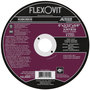Flexovit® 6" X 3/32" X 5/8" HIGH PERFORMANCE™ METAL 36 Grit Aluminum Oxide Grain Reinforced Type 1 Cut Off Wheel