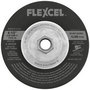 Flexovit® 4 1/2" X 1/8" X 7/8" FLEXCEL® 24 - 60 Grit Aluminum Oxide Grain Reinforced Type 29 Semi Flexible Grinding Wheel