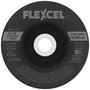 FlexOVit® 4 1/2" X 1/8" X 7/8" FLEXCEL® 50 - 120 Grit Aluminum Oxide Grain Type 29 Grinding Wheel