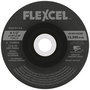 FlexOVit® 4 1/2" X 1/8" X 7/8" FLEXCEL® 12 - 36 Grit Aluminum Oxide Grain Type 27 Grinding Wheel