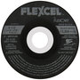 Flexovit® 4 1/2" X 1/8" X 7/8" FLEXCEL® 24 - 60 Grit Aluminum Oxide Grain Reinforced Type 27 Semi Flexible Grinding Wheel