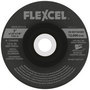 Flexovit® 5" X 1/8" X 7/8" FLEXCEL® 50 - 120 Grit Aluminum Oxide Grain Reinforced Type 27 Semi Flexible Grinding Wheel