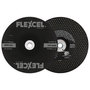 Flexovit® 7" X 1/8" X 7/8" FLEXCEL® 50 - 120 Grit Aluminum Oxide Grain Reinforced Type 29 Semi Flexible Grinding Wheel