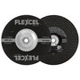 Flexovit® 7" X 1/8" X 5/8" - 11 FLEXCEL® 12 - 36 Grit Aluminum Oxide Grain Reinforced Type 29 Spin-On Semi Flexible Grinding Wheel