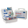 First Aid Only® White Plastic Portable/Wall Mount 25 Person Bulk First Aid Kit