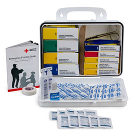 First Aid Only® White Plastic Portable/Wall Mount 25 Person Welders First Aid Kit